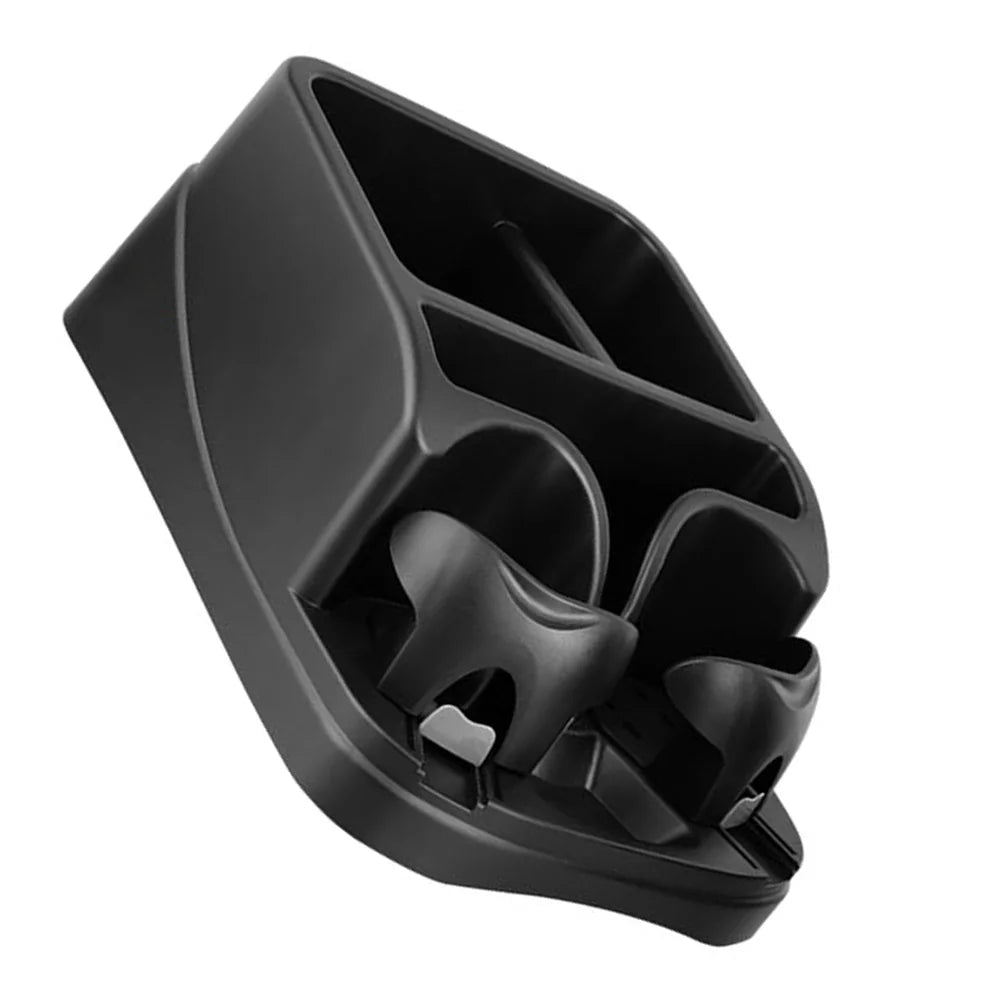 Boîte de rangement d'accoudoir de Console de voiture, support de plateau de siège de fente de voiture, organisateur avec 2 porte-gobelets réglables pour camions, rangement
