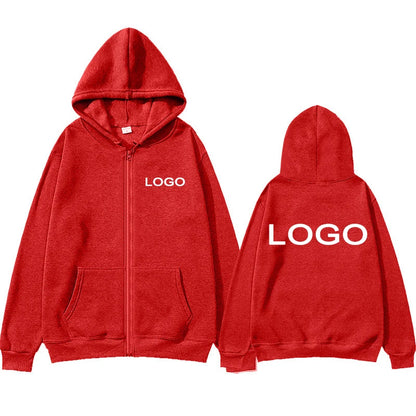 Sweat à capuche imprimé personnalisé pour hommes et femmes, fermeture éclair, ample, vêtements décontractés, mode, manches longues, pull à capuche, personnalité