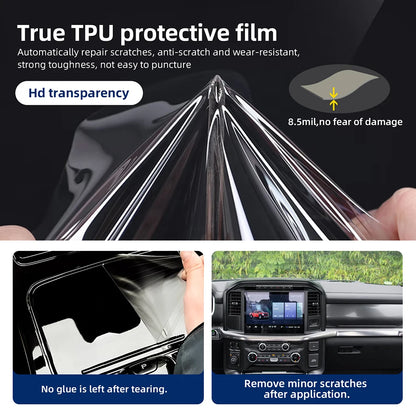 Film de protection en TPU pour Mercedes Benz, classe E 2024, console centrale intérieure de voiture, style de réparation anti-rayures transparent, MB W214