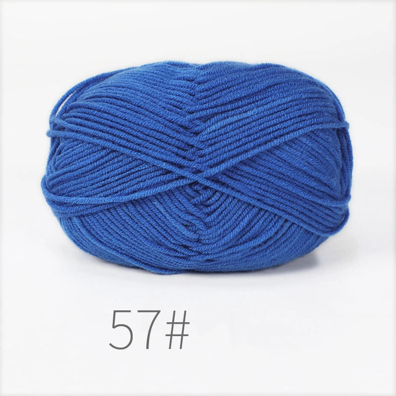 Nouveau 5 pièces couleurs mélangées fil lait coton fil combinaison Crochet tricot fil ensemble pour à la main bricolage artisanat pull écharpe tricot