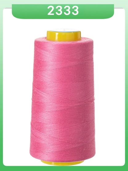 Fil à coudre ultra-fin 602-fil en polyester semblable à la soie à grande vitesse 60s/2 5000m, pour machine à broder et travaux d'aiguille délicats