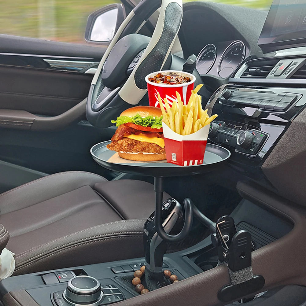 Plateaux de voiture à clipser, plateau alimentaire réglable, Table alimentaire Portable, Table à manger pivotante pour berlines, véhicules suv