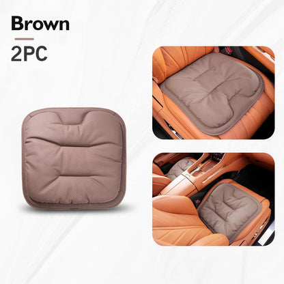 Housse de siège de voiture universelle en cuir, housse de coussin de taille pour siège de voiture, quatre saisons, coussin de Protection pour sièges intérieurs automobiles, accessoire de voiture