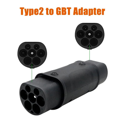 Nouveau connecteur de charge de véhicule électrique Type 2 à Type 1 J1772 EV adaptateur Type 2 à GBT EVSE chargeur Type1 à GBT EV adaptateur
