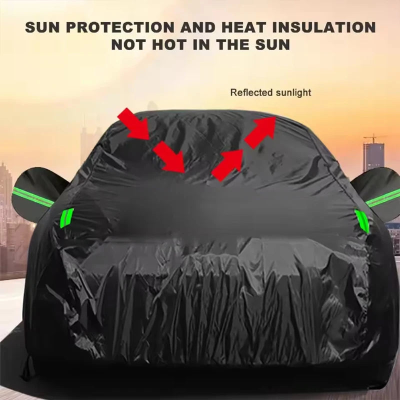 Housse de voiture toutes saisons pour Land Rover Evoque-Protection complète extérieure, accessoires extérieurs automobiles imperméables et anti-poussière et résistants au soleil