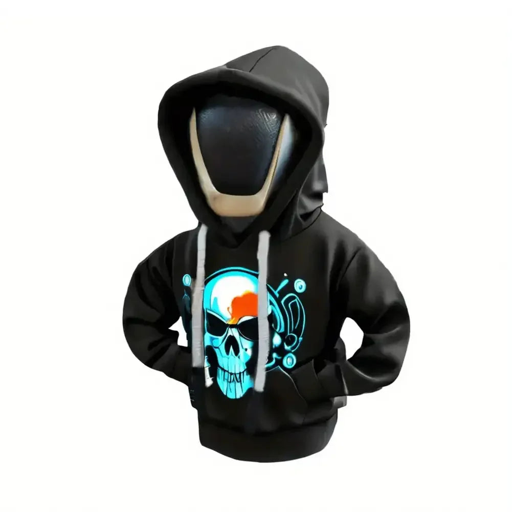 Couvercle universel de levier de changement de vitesse de voiture, couverture de sweat-shirt pour pommeau de levier de vitesse automobile, accessoires d'intérieur à capuche