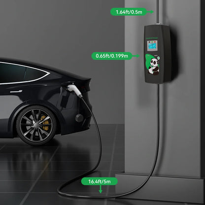 Khons 11kw chargeur de voiture électrique 3 phases 16A chargeur Portable Type2 EVSE boîte de charge prise Cee IEC62196 chargeur de voiture électrique