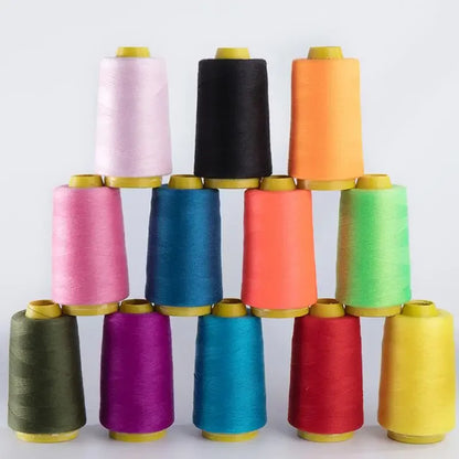 Fil à coudre en Polyester solide et Durable, 1300 Yards, Machine à coudre professionnelle, broderie à domicile, couture, réparation