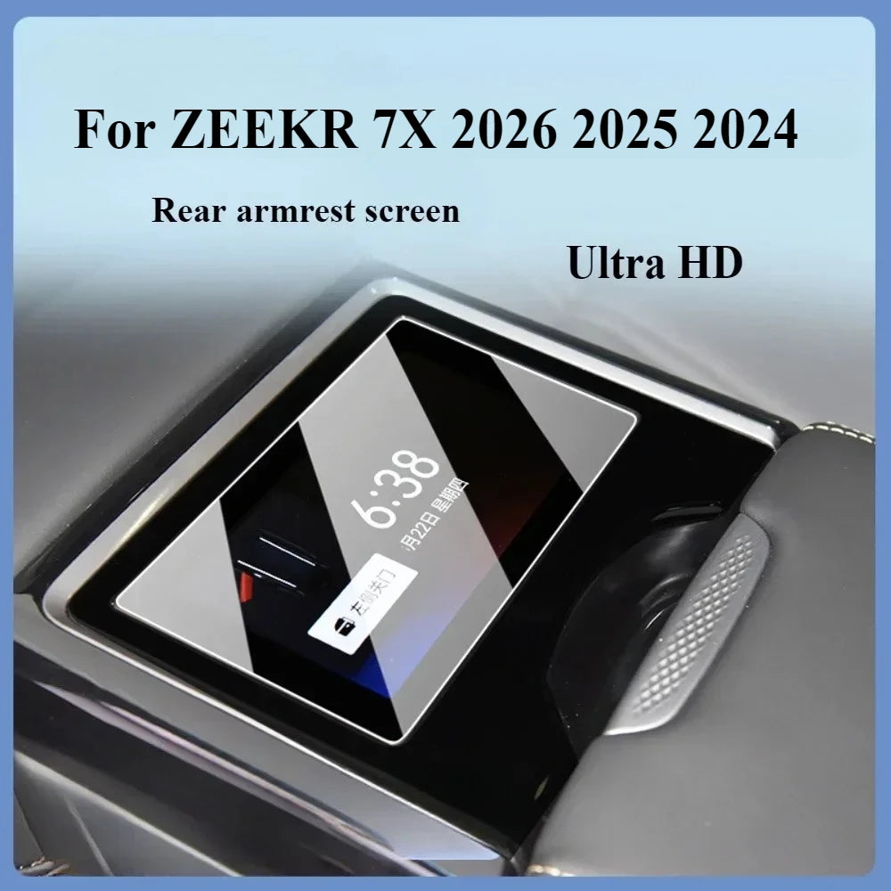 Verre trempé pour ZEEKR 7X 2026 2025 2024, accessoires de voiture, mat LCD, multimédia de Navigation GPS, Film de protection pour écran tactile