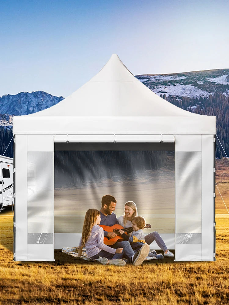 SucceBuy 10x10 Pop Up auvent tente extérieure dix avec parois latérales amovibles et sac à roulettes abri portable instantané pour camp de fête