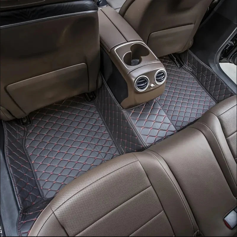 Tapis de sol de voiture de luxe en cuir PU, à la mode, pour Xpeng g9 2022 ~ 2022, imperméable, accessoires d'intérieur, 2025