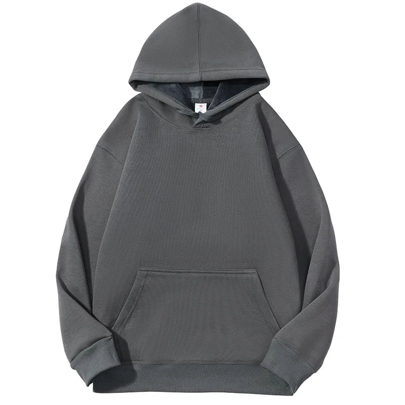 Sweat-shirt à capuche pour hommes, personnalisé avec votre Logo de marque, en coton lourd de haute qualité, pour bricolage, vêtements d'équipe, automne et hiver