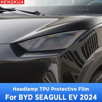 Film de protection des phares extérieurs pour BYD Seagull EV 2024, TPU PPF anti-rayures, accessoires de réparation pour véhicule électrique