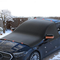 Bouclier de neige pour pare-brise de voiture d'extérieur, avec fenêtre magnétique d'hiver, couverture de neige universelle pour pièces extérieures automobiles