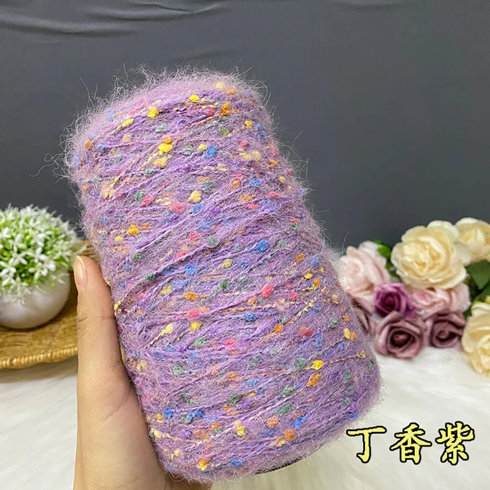 250G/groupe bonbons haricots Mohair doux moyen épais laine tricot écharpe pull automne et hiver à la main laine fil Crochet fil