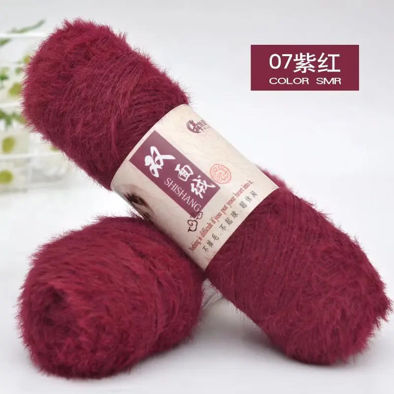 Rouleau de fil moelleux en cachemire à 3 plis, 100 g/rouleau, tricot coloré, laine super douce tricotée, Crochet pour bébé, écharpe pour bébé, fil épais