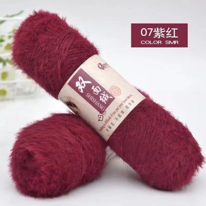Rouleau de fil moelleux en cachemire à 3 plis, 100 g/rouleau, tricot coloré, laine super douce tricotée, Crochet pour bébé, écharpe pour bébé, fil épais