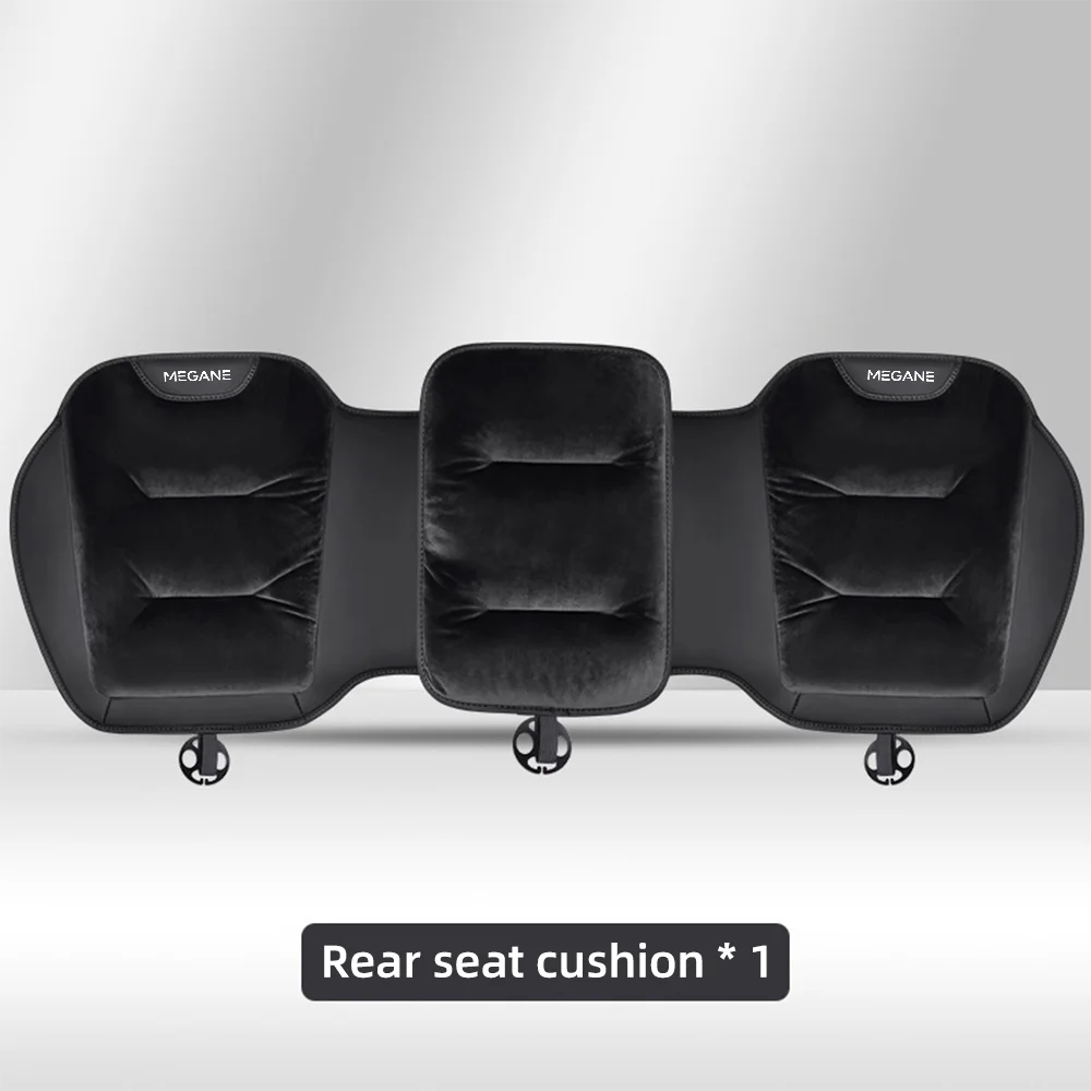 Housse de siège de voiture en flanelle, pour Renault Megane 1 2 3 Rs 4 MK1 MK2 MK3 MK4, accessoires chauds d'hiver en peluche pour coussin de siège avant/arrière de voiture