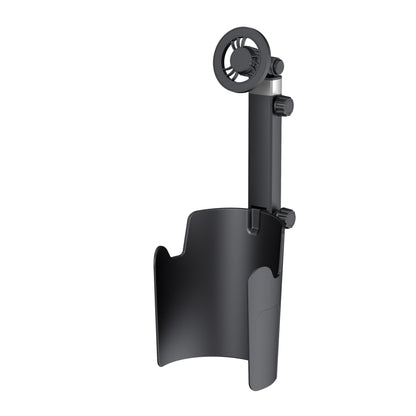 Voiture 2-1 support de téléphone portable magnétique support de verre support de téléphone portable magnétique Rotation horizontale verticale porte-boissons universel