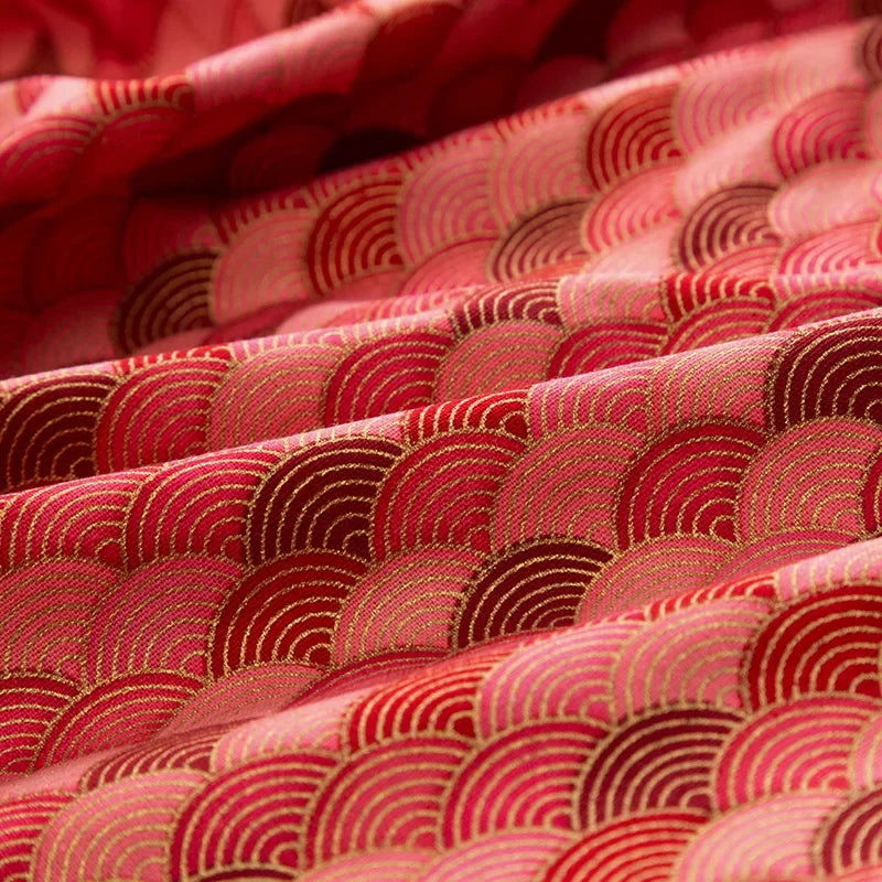 Tissu bronzé Kimono japonais 50x145cm, tissu en coton imprimé fleurs de cerisier Sushi, matériaux de bricolage, accessoires de Patchwork pour la couture