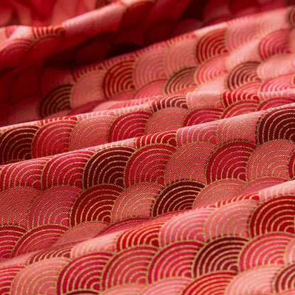 Tissu bronzé Kimono japonais 50x145cm, tissu en coton imprimé fleurs de cerisier Sushi, matériaux de bricolage, accessoires de Patchwork pour la couture