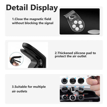 Support de téléphone de voiture à rotation intelligente à 360 degrés, clip de protection anti-vibration Crossblade 451 450 453 Forfour EQ Forjeremy