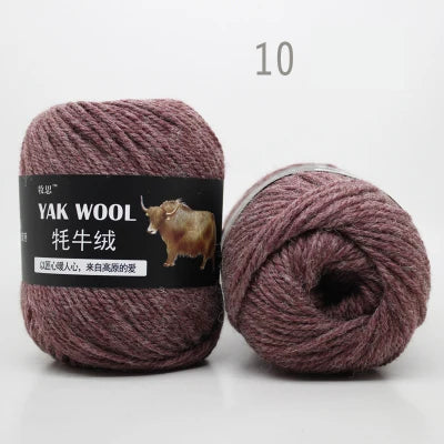 Fil épais de laine de cachemire Yak pour tricoter, écharpe de pull au Crochet, fil de laine mélangée mérinos tricoté de haute qualité