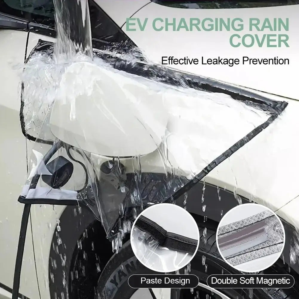 Housse de Protection universelle contre la pluie pour Port de chargement de véhicule, nouvelle énergie, Protection contre la poussière extérieure, étanche, pour pistolet de chargeur