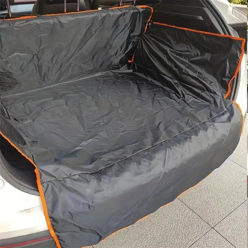 Tapis de coffre automatique en polyester durable pour animaux de compagnie – Tapis antidérapant, résistant aux rayures et facile à nettoyer pour SUV et voitures, tapis de sécurité pour animaux de compagnie