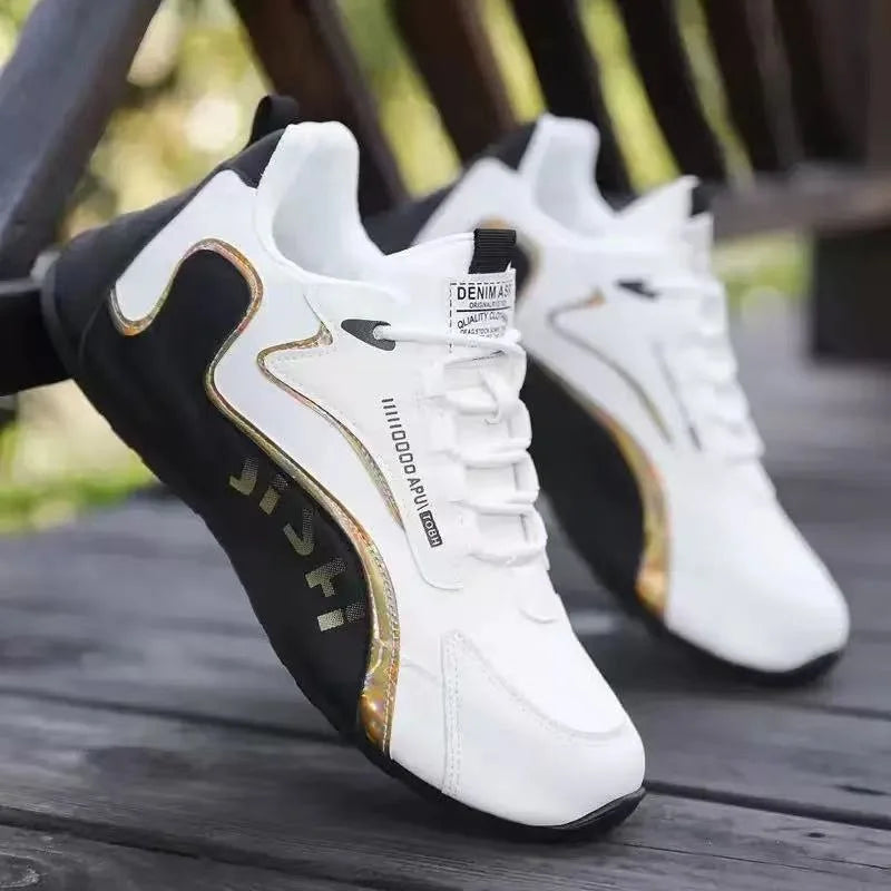 Chaussures de voyage décontractées pour hommes en cuir, confortables et tendance, chaussures de sport et de loisirs pour hommes, toutes saisons, chaussures tendance