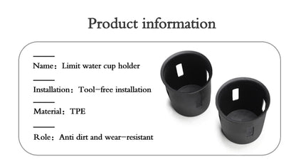 Pour Xpeng G6 G9 support de verre boîte de rangement amortisseur accoudoir Central plateau de tasse TPE rangement