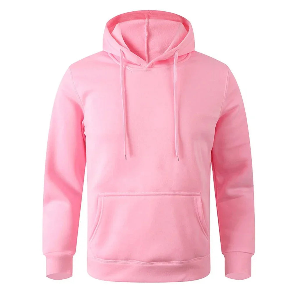 Sweat à capuche unisexe de haute qualité, pull hip-hop, haut décontracté, tendance, couleur unie, nouveau style confortable, printemps et automne, 2026
