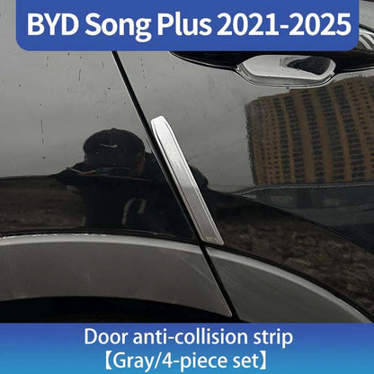 Bande Anti-collision pour porte de voiture ABS, autocollant de protection extérieur résistant aux rayures et à l'usure, pour Byd Song Plus Seal u Dmi 2020 – 2025, 4 pièces