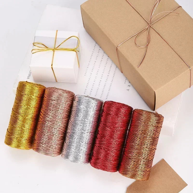 1.5mm 100M or argent macramé corde corde pour couture bricolage corde 100M macramé corde corde pour couture et artisanat fil ficelle