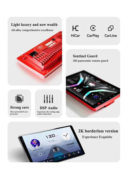 Android pour Ford Fiesta MK7 2009 - 2017 haute performance CPU tactile vidéo Bluetooth stéréo QLED écran Carplay vidéo DSP DVD