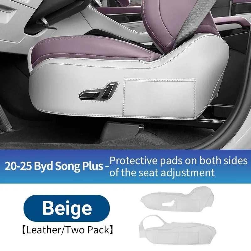 Coussinets de Protection latéraux pour réglage de siège de voiture, 2 pièces, pour Byd Song Plus Seal u Dmi Ev 2020 – 2025