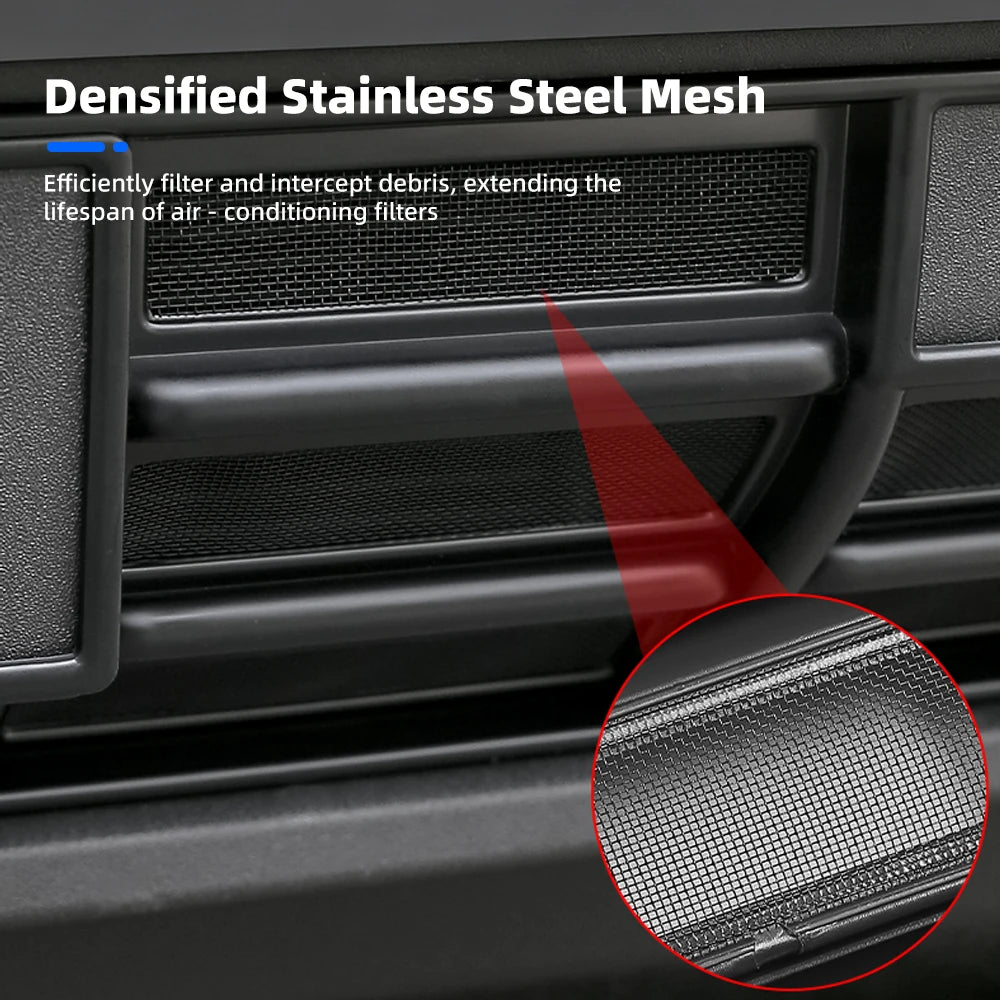 Grille de pare-chocs avant de voiture, grilles de course, filet anti-insectes, couvercle anti-poussière pour réservoir d'eau BYD Equation Leopard 3/Titanium 3/Super 3 2025