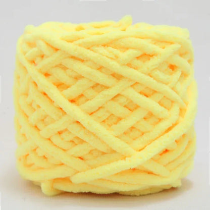 Fil à tricoter Chenille 100g/boule, ligne de bande de glace douce, fil de coton, fil de laine pour bricolage, écharpe à tricoter à la main, laine épaisse, vente en gros