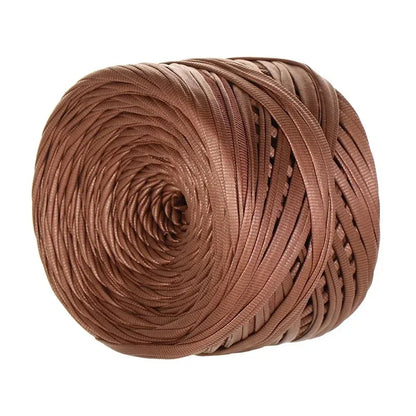 Fil en cuir synthétique mat Nappa 200g/rouleau, fil à tricoter et à crocheter pour sacs faits main et artisanat