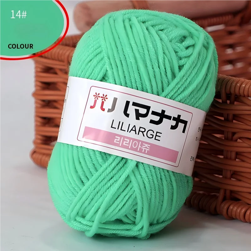 Fil à tricoter en coton doux et épais pour bébé, fil de velours en fibres épaisses pour tricot à la main, fil à crocheter pour pull DIY