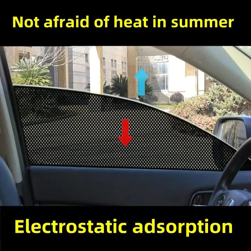 Film de Protection Solaire Durable pour Toit Ouvrant de Voiture, Autocollant Électrostatique en PVC Anti-UV de Haute Qualité, 2 Pièces