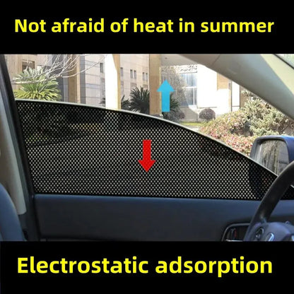 Film de Protection Solaire Durable pour Toit Ouvrant de Voiture, Autocollant Électrostatique en PVC Anti-UV de Haute Qualité, 2 Pièces