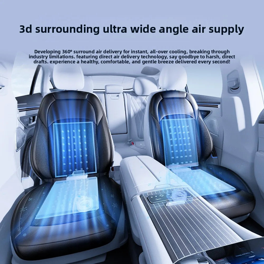 Coussin de siège auto été 2026, tapis rafraîchissant ventilé en soie glacée pour berlines et SUV, accessoires intérieurs