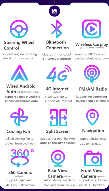 Autoradio Android 14 pour Mitsubishi Lancer 10 CY 2007-2017 Android 15 Navigation GPS Android Auto stéréo Carplay écran No 2din