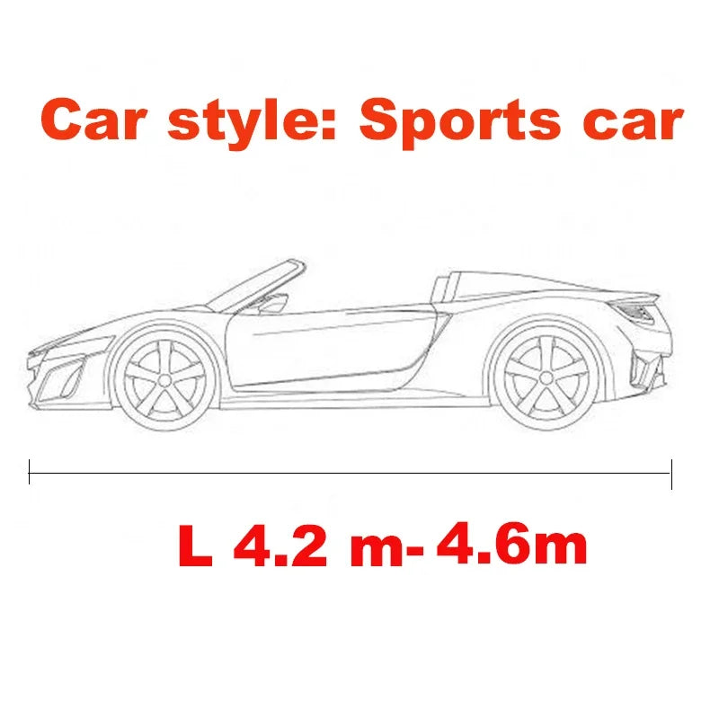 Pour voiture de sport berline SUV beauté style universel extensible couverture de voiture résistant au soleil coupe-vent anti-poussière résistant aux rayures Protection UV