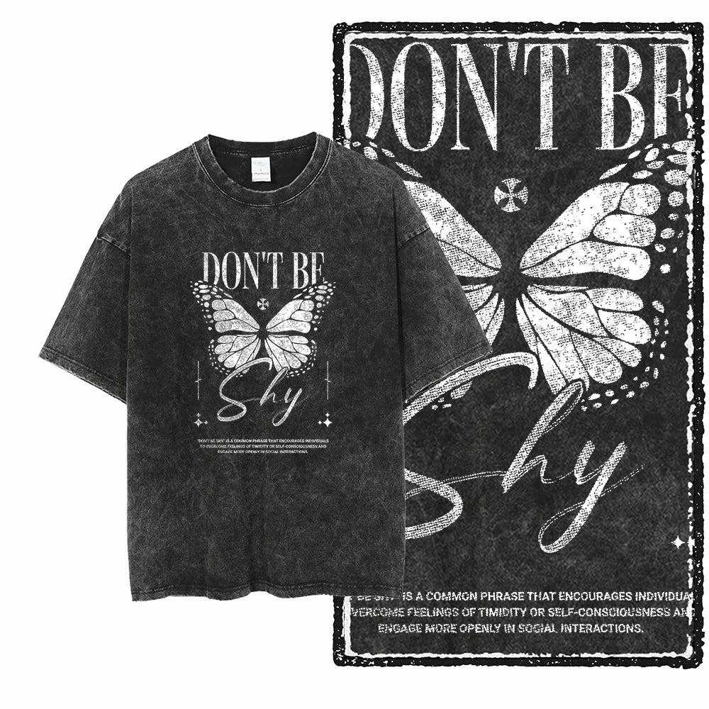 U1 STREE THEME graphique exclusif unisexe coton lavé à l'acide t-shirt Cool Vintage Streetwear hommes t-shirts grande taille t-shirt pour hommes
