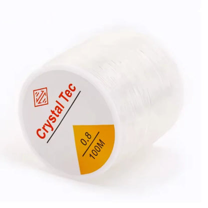 Fil élastique 100 m/rouleau, 2 pièces, fil de Bracelet à la mode pour Bracelet à main, fil de perles à rebond élevé pour la couture