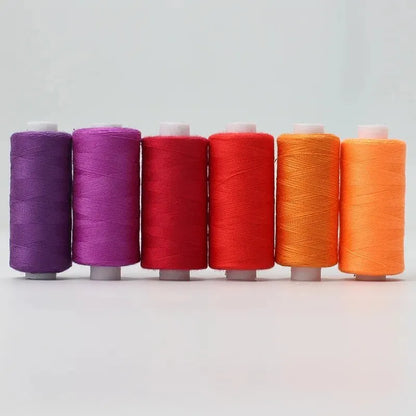 Nouvelles fils à coudre 42 couleurs fils de Polyester pour la couture à la main ou à la Machine couture à la main Machine à broder Quilting et artisanat