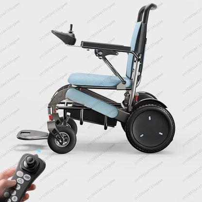 Fauteuil roulant électrique pliable, Intelligent, entièrement automatique, haut de gamme, pour personnes âgées, mobilité