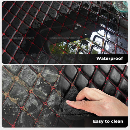 Couverture de tapis de revêtement de cargaison de polymères de coffre de voiture 3D, accessoires intérieurs, BYD, Yuan Pro, 2021, 2022, 2023